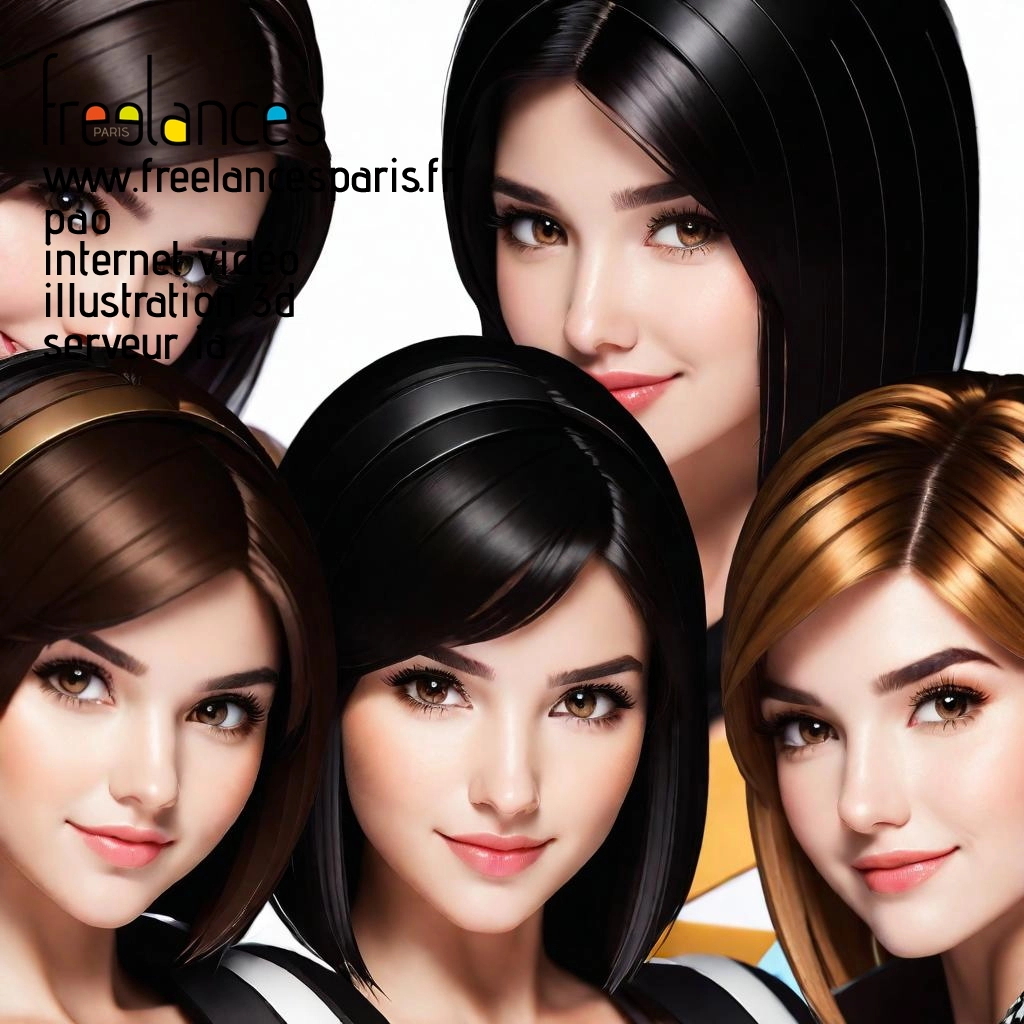 Pao mise en page internet vidéo illustration 3d serveur IA générative AI freelance paris studio de création magazines uze1opk0